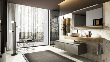 NORMA 50 - Rectangular countertop washbasin by Edoné by Agorà - view 3